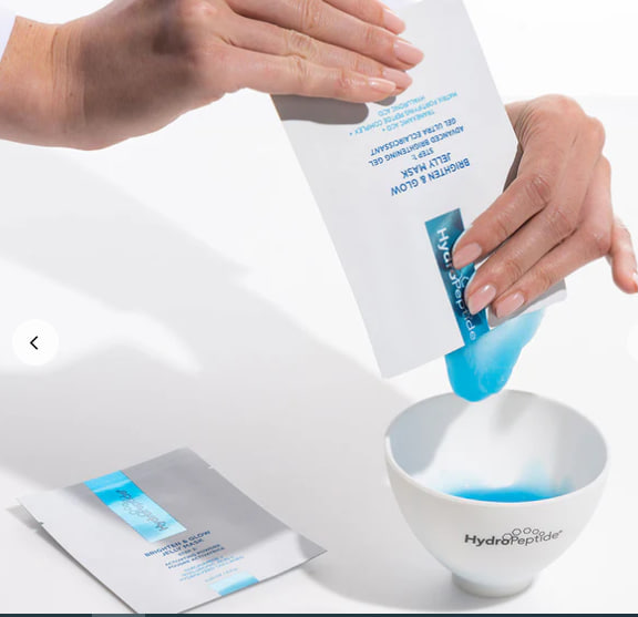 Hydropeptide Brighten & Glow Jelly Mask, 4 Treatments - Image 2